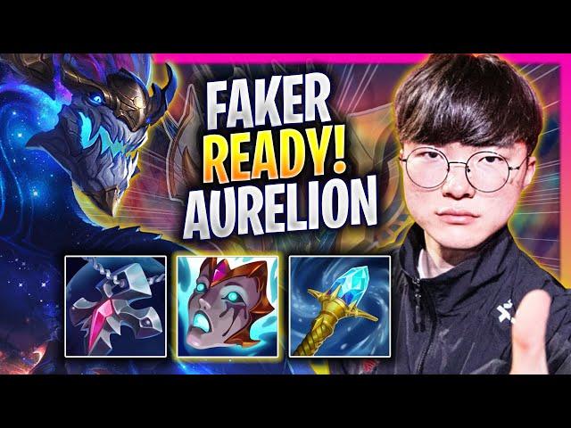 FAKER IS READY TO PLAY AURELION SOL! - T1 Faker Plays Aurelion Sol MID vs Leblanc! | Season 2024