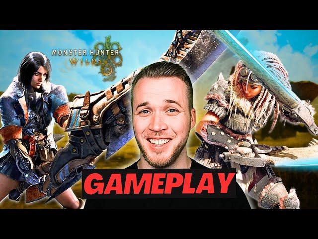 Monster Hunter Wilds 3-in-1 Gameplay Analysis! Dual Blades, Great Sword and Bow (MH Noob Reaction)