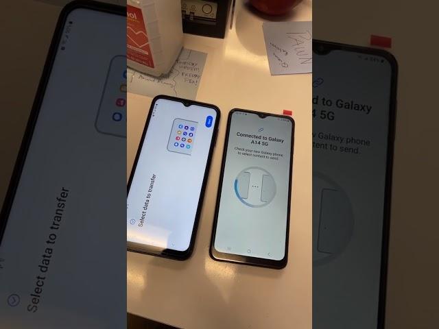 Wireless data transfer via smart switch Samsung app #samsung #smartswitch #android #technology