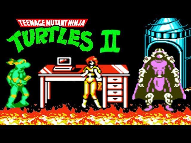 Teenage Mutant Ninja Turtles 2 (Черепашки Ниндзя 2) прохождение (NES, Famicom, Dendy)