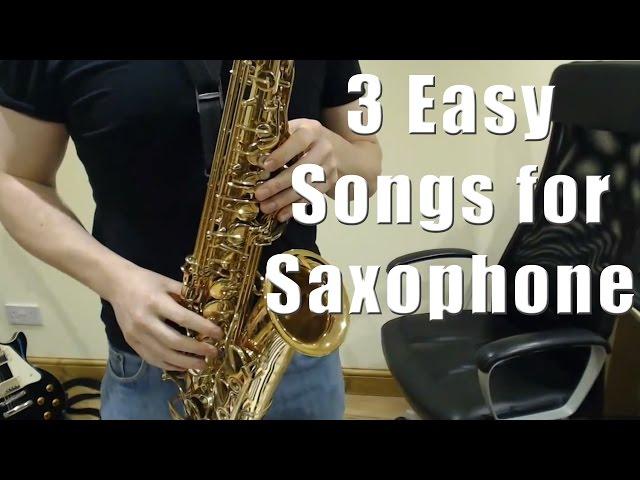 Easy Songs for Saxophone to impress your friends with (Saxophone Lessons BC108)