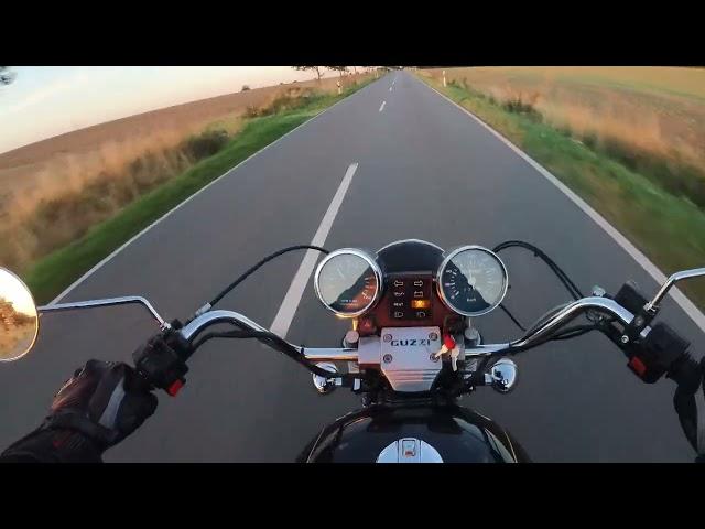 Moto Guzzi California 3 Kaltstart und kleine Rundfahrt