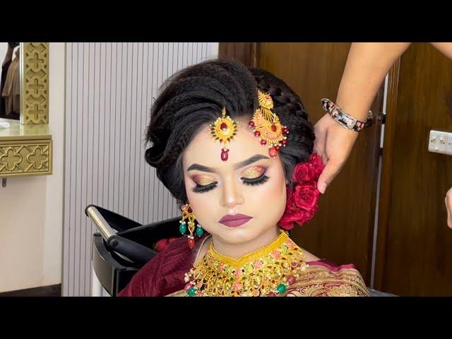 Bridal hairstyle tutorial || Nadia’s makeover