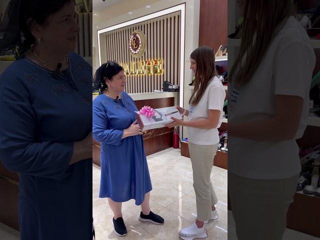 ВРУЧЕНИЯ ПРИЗА от магазина женской обуви CALETE #женскаяобувь #розыгрыш