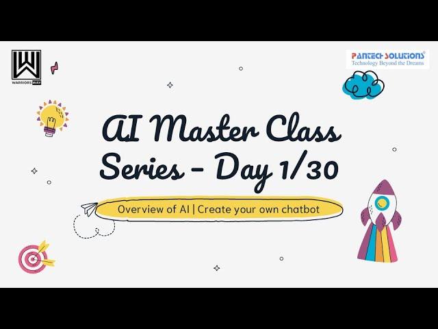 Artificial Intelligence (A.I) Master Class - Day 1/30