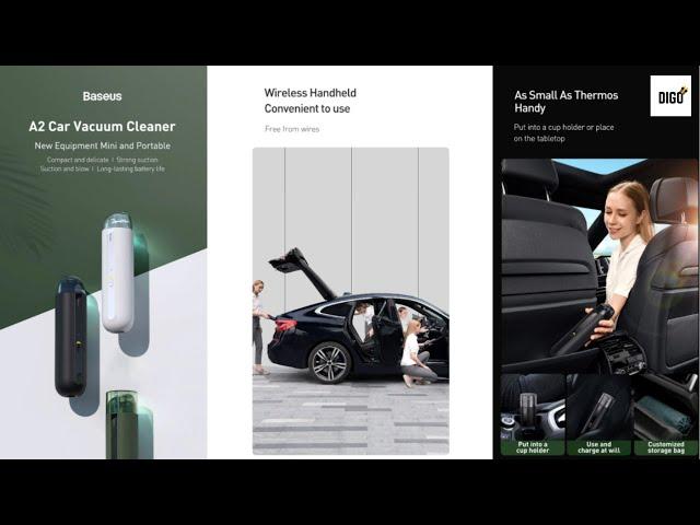 Handheld Auto Vacuum Cleaner