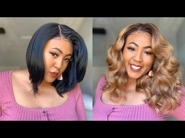 HIGH QUALITY SYNTHETIC HAIR WIGS! Wig Under $40 | Outre Melted Hairline Lace Wigs Seraphine Myranda