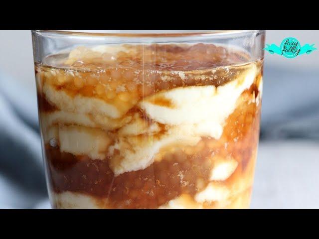 HOMEMADE TAHO (Soft Tofu With Syrup And Tapioca Pearls)