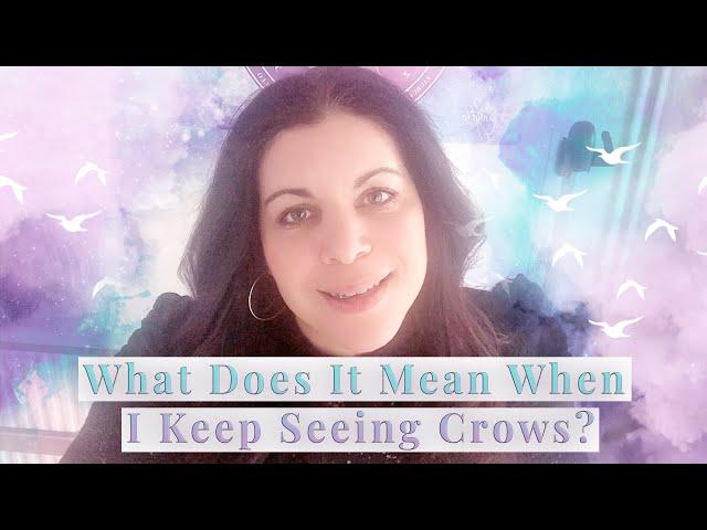 Seeing CROWS?   * Spiritual Meaning* Spirits are trying to tell you something important! 