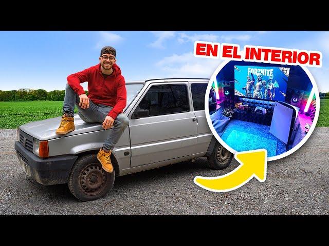 HE CONSTRUIDO UNA HABITACIÓN GAMING EN UN COCHE