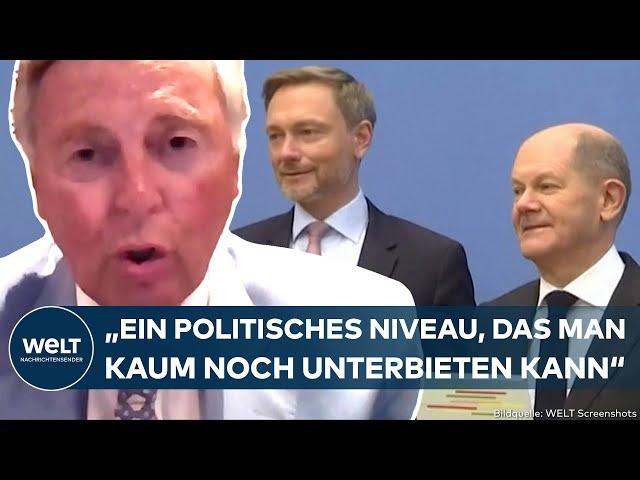 AMPEL-AUS: "Kanzler zum Abkanzler geworden"! "Politik hat weiter an Vertrauen verloren" – Bosbach