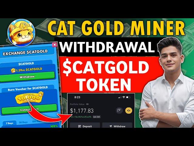 Cat Gold Miner Airdrop Withdrawal Process | How to Withdraw Cat Gold Miner Airdrop $CATGOLD