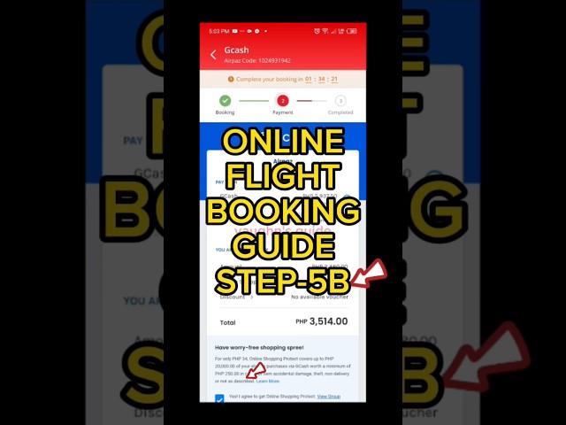 Online Flight Booking Guide Using Airpaz - Step 5B. Watch full video in my YouTube channel.