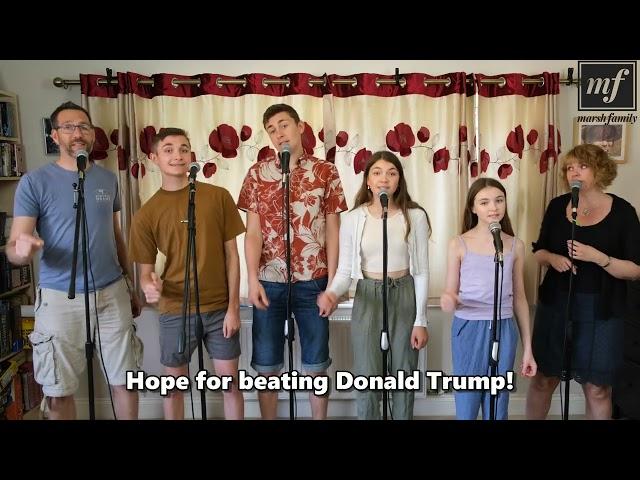 "Gimme Hope Kamala" - Marsh Family adaptation of Eddy Grant "Gimme Hope Jo'Anna" for Trump vs Harris