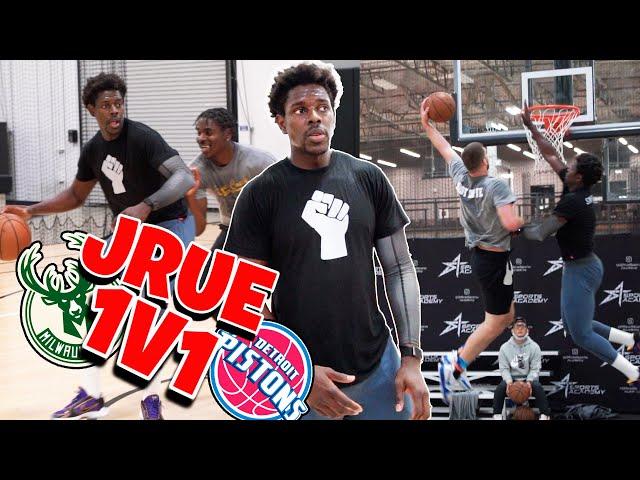 Jrue Holiday vs Detroit Pistons in *Exclusive* NBA 1v1 & 2v2