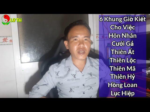 6 khung Giờ Tốt Cho Hôn Nhân Cưới Gả - Lữ Tài