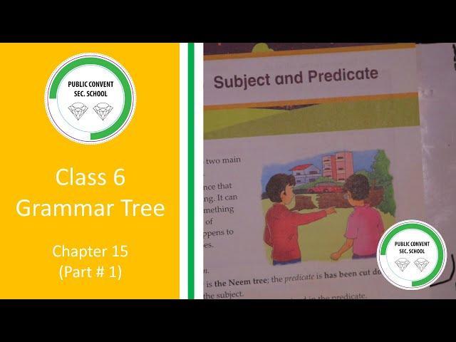 Grammar Tree | Class # 6 | Chapter 15 Subject and Predicate (Part # 1)