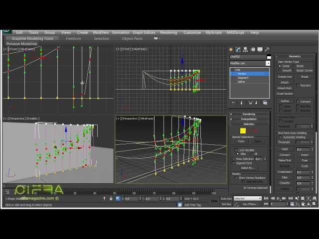 Создание сложной формы в 3ds max на основе сплайна