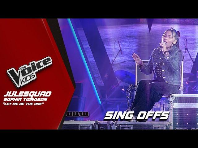 The Voice Kids: Sophia Tiongson's HEARTBREAKING performance of 'Let Me Be The One'! | Sing Offs