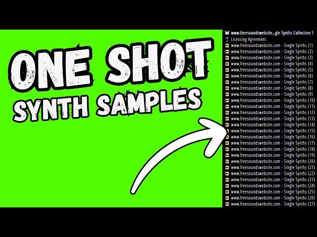 100 FREE One Shot Synth Samples - Free Single Synth Samples