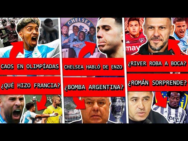 ROBO a ARGENTINA en OLIMPIADAS y FRANCIA armó CAOS+ CHELSEA borró a ENZO?+ COPA AMÉRICA 2028+ RIVER