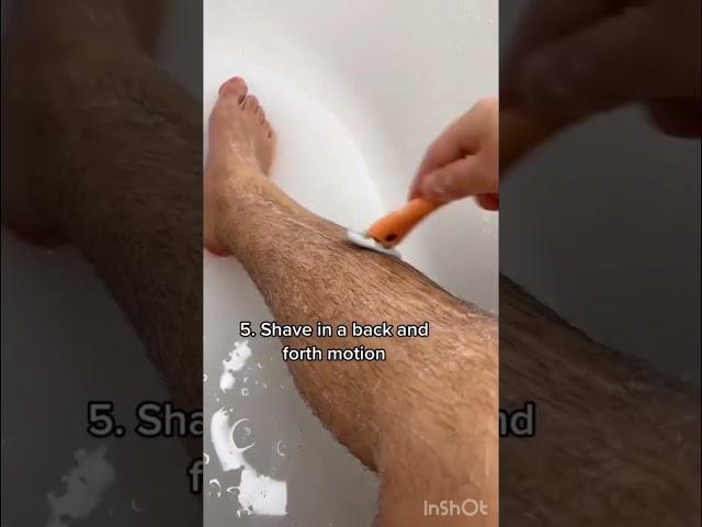 SHAVING HACKS #shorts #bodypositivity #bodyhair