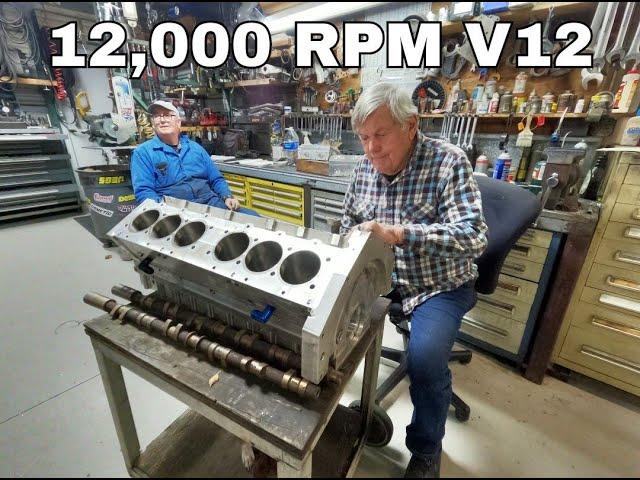 12,000 RPM  Homemade V12  Engine Update- Aardema Braun 2024