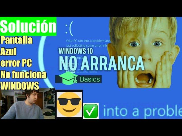 Cómo Solucionar errores de Problemas de Arranque en Windows 10 11 8 7 FÁCIL Pantalla azul