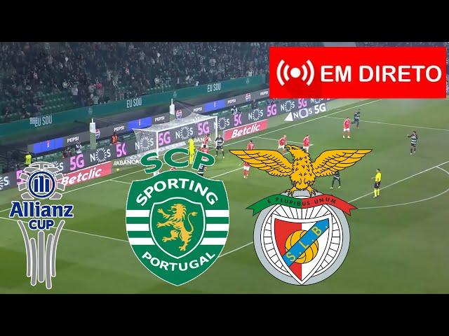  EM DIRETO: Sporting CP x Benfica | Taça da Liga de Portugal 2024/25 | Jogo ao vivo hoje