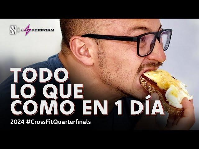 Mis comidas y suplementación  ​ | CrossFit Quarterfinals 2024 | #Uperform ​| Bryan Hernández