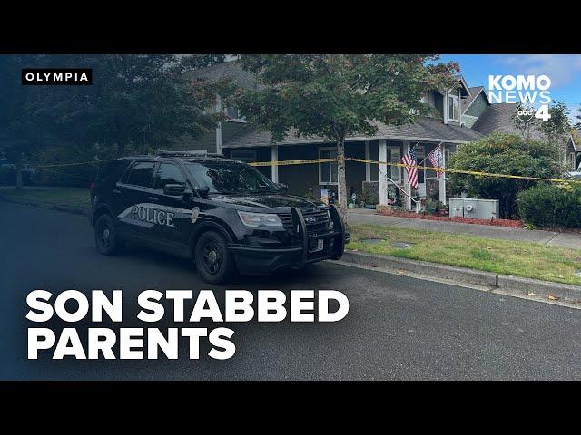 Son stabs parents inside Olympia home