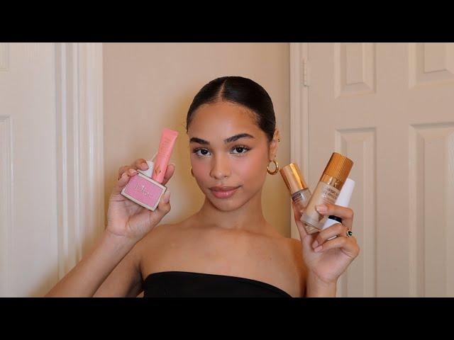 GRWM clean girl makeup look + new products