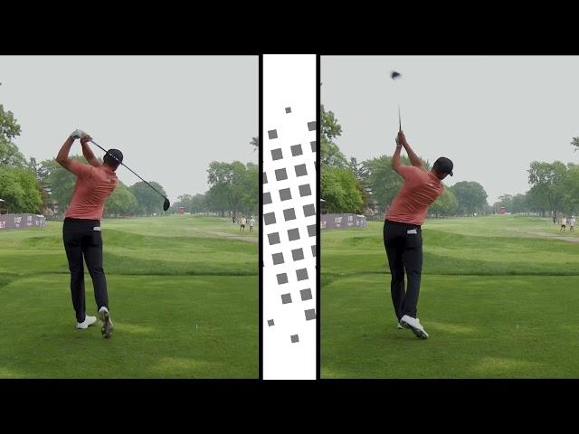 Ludvig Aberg Driver Swing Slow Motion / Sequence / Study