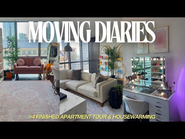 FINISHED NEW APARTMENT TOUR | how I decorated and furnished our new london home! MOVING DIARIES EP.4