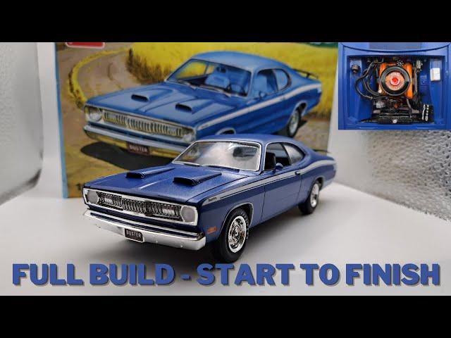 Building the 1971 Plymouth Duster 340: 1/25 Scale Model Kit from AMT