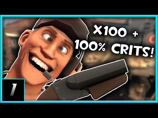 [TF2] Combining x100 and 100% Crits is INSANITY!