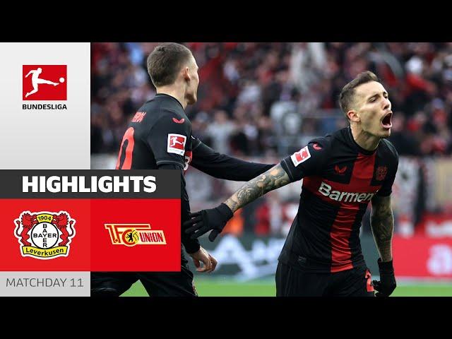 Grimaldo With Another Wondergoal | Bayer 04 Leverkusen - Union Berlin 4-0 | Highlights MD11 BL 23/24