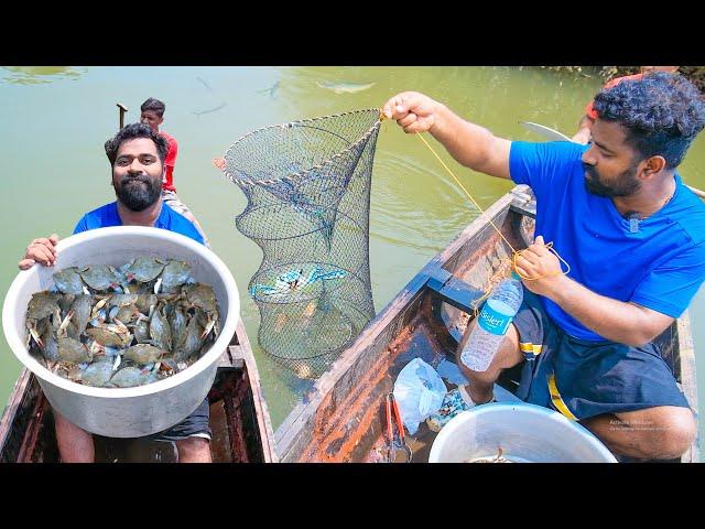 Crab Trap With Lobster | കൊഞ്ചിനെ വെച്ച് ഞണ്ടിനെ പിടിക്കുന്ന സൂത്രം | M4 Tech |