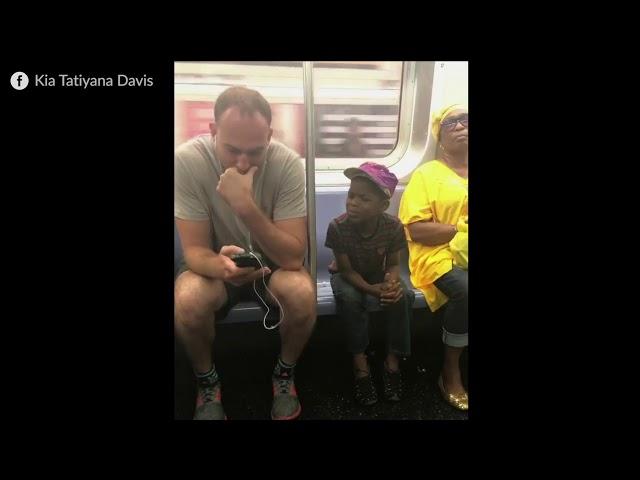 Heartwarming Moment Captured On Busy NYC Subway