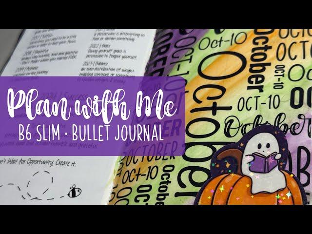 New Bullet Journal | Stalogy B6 Slim | Set up and Plan with Me