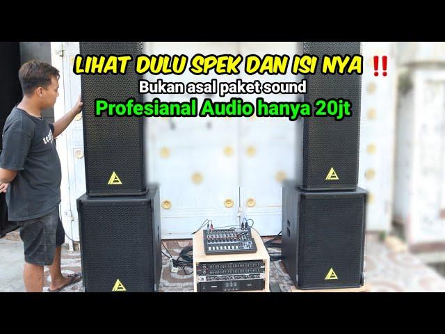 Soundsystem 2 sayap , Spek dan isinya mantap 