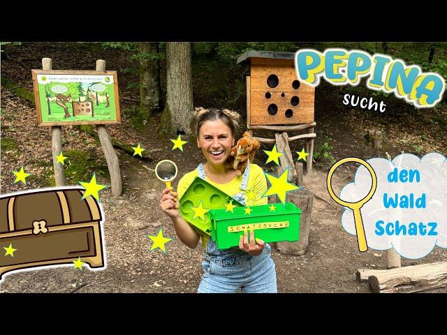  Große SCHATZSUCHE ️ Pepina & Elli Eichhörnchen im Wald 