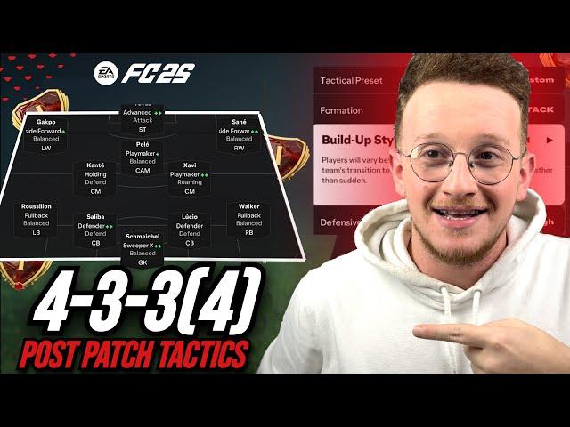 *POST PATCH* New META Tactics! Best 433(4) Custom Tactics EA FC 25