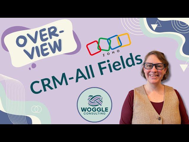 Zoho CRM - All Field Types