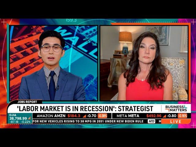 'Labor markets in recession" — Danielle DiMartino Booth of QI Research with NTD Business News