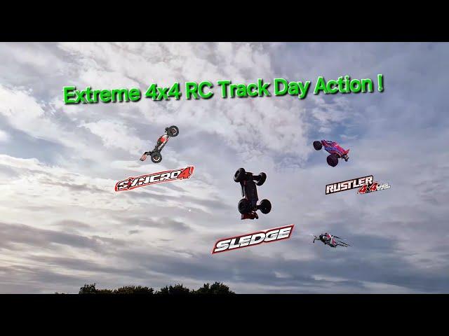 Extreme Off Road RC Bashing - Sledge, Syncro & Rustler 4x4