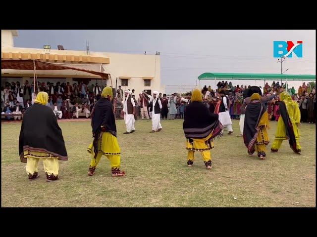 Balochi cultural dance by female and male students of LUAWMS University