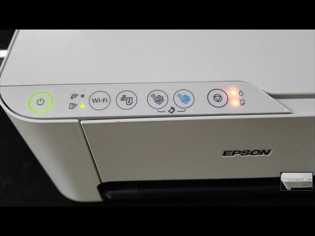 Epson Printer - Paper and Ink Flashing Lights - Fix - Ink Pad Reset