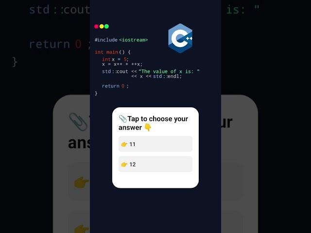 Can You Solve This C++ Trick?  Most Get It Wrong! | #Shorts #cpp