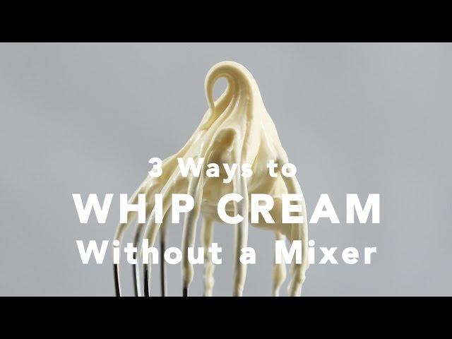 3 Ways to Whip Cream Without a Mixer | Yummy Ph